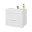 Ensemble de meuble-lavabo flottant Story avec lavabo, un tiroir blanc Story-361542309