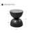 Solid Pine Wood End Table-1605523563