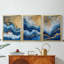ABSTRACT Series CDXV III - Toile tendue avec châssis sur mesure - 3 pièces-1086328917-1086328913