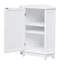Elegant Triangle White Bathroom Cabinet - , Adjustable Shelves, Adds Class To Modern Style Corner, Shelves For Efficiency