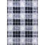 Tapis noir / blanc Liyan-722631204