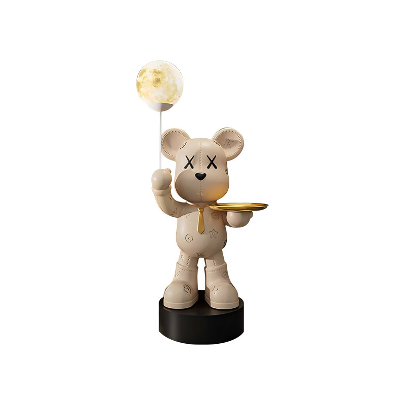 Creamy Style Violent Bear Floor Ornament