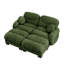 Canapé modulaire plissé en chenille avec confort ergonomique-21443422-21443423