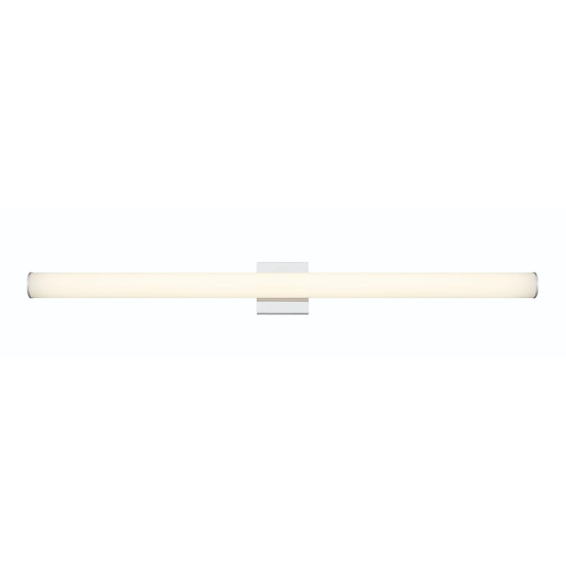 Éclairage pour meuble-lavabo rond 27W Stepridge, H 2,5 po x l 48 po x P 2,5 po, Chrome chrome