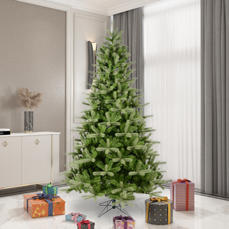 King Artificial Spruce Christmas Tree, 14' H