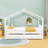 Lorentzen Full 2 Drawers Wood House Bed-153873856