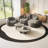 Light luxury curved negotiating sofa