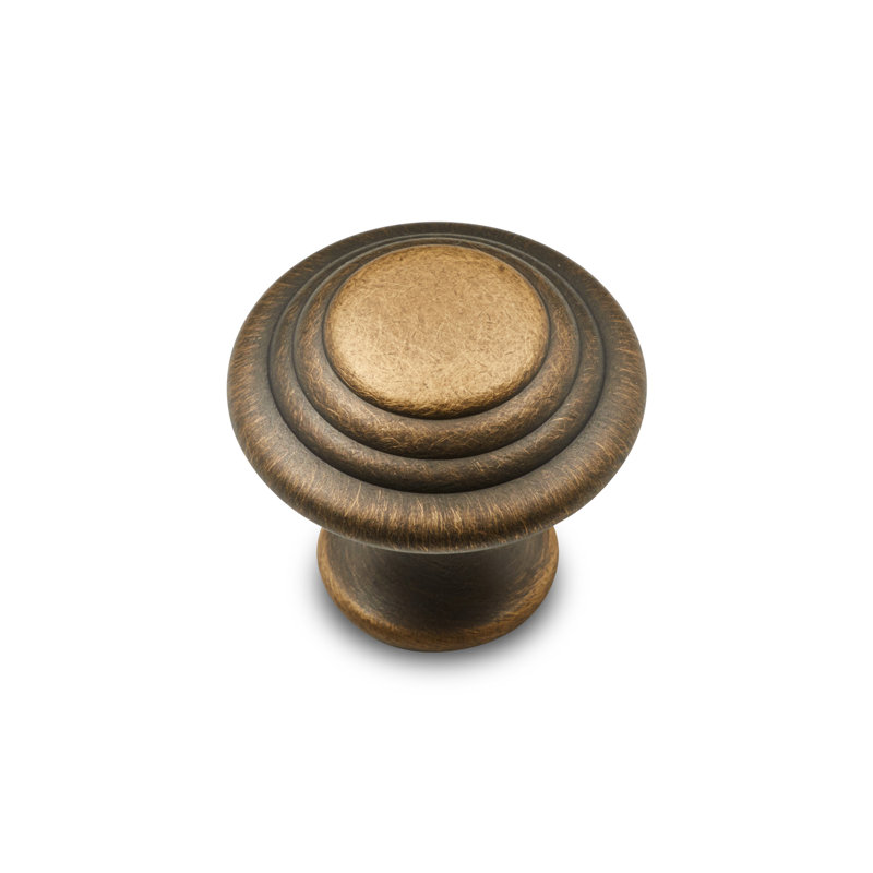 CK Series 1 1/4" Diameter Mushroom Knob, Antique English