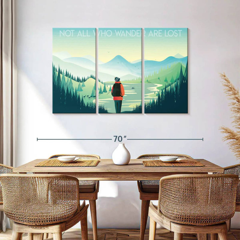 Alvord Not All Who Wander, 36" H x 57" W