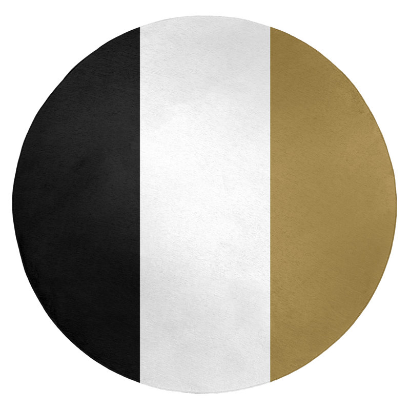 Chenille Indoor Rug, Round 5'