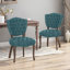 Chaise Parsons rembourrée et capitonnée Richard-659068667