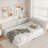 Modern Upholstered Platform Bed With Usb Ports-337059936