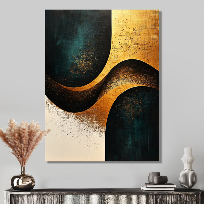 Pierre - Abstract Canvas Wall Art, Toile tendue, Ne s’applique pas, H 20 po x l 12 po