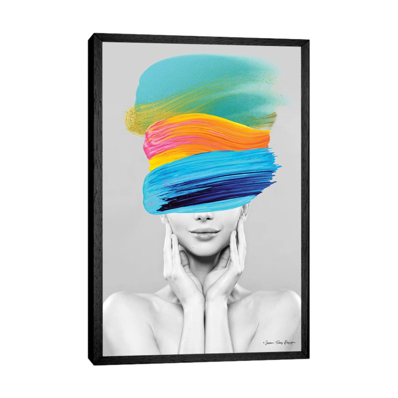 Beauty In Colors by Seven Trees Design - Gallery-Wrapped Canvas Giclée on Canvas, 66.04 cm H x 45.72 cm W, Black Framed