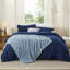 Ensemble d'édredon Litsure Boho avec jeté à carreaux et coussin décoratif-105528926-105528930