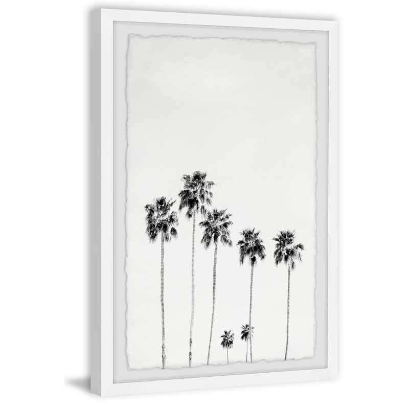 My Palm Trees - Single Picture Frame Print, 61cm H x 41cm W x 3.81cm D