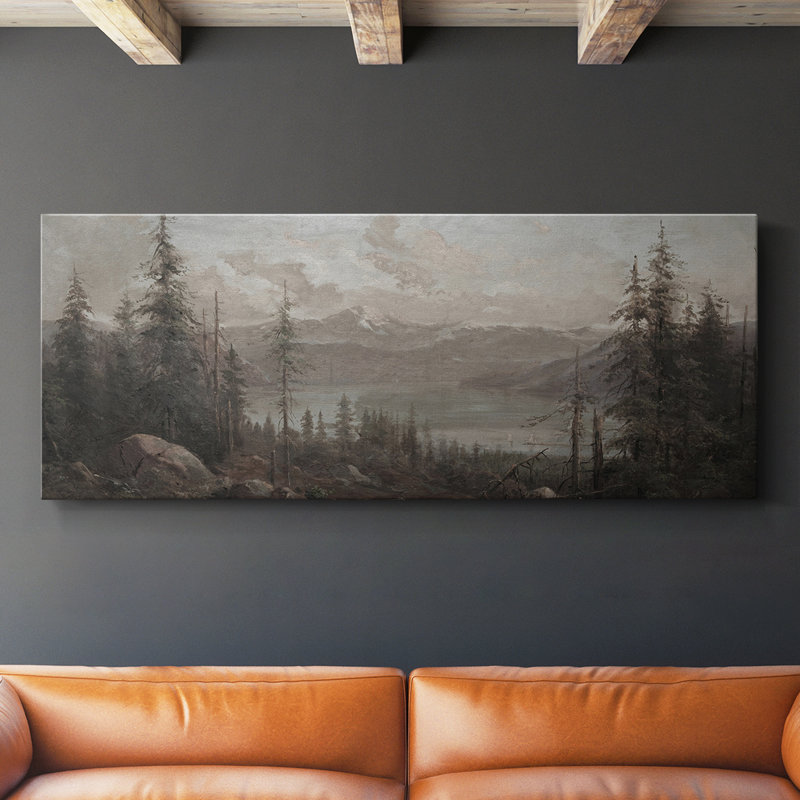 Série paysage - DLXI - Toile tendue avec châssis - Prêt à accrocher, H 12 po x l 30 po