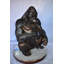 Statue de gorille assise détaillée et impressionnante en bronze, taille: 22 po x 16 po x H 30 po