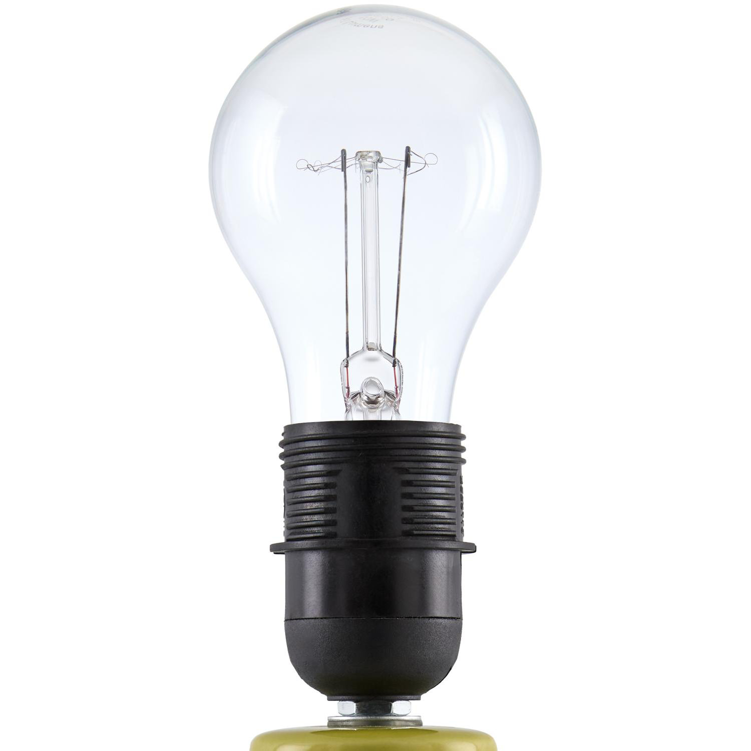 Momsen Drum Ceramic Table Lamp, Green, 13'' H X 8'' W X 8'' D