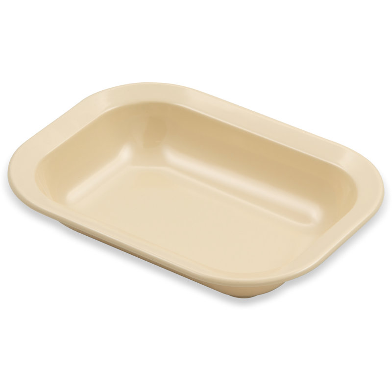 Assiette de service compartimentée, Brun clair