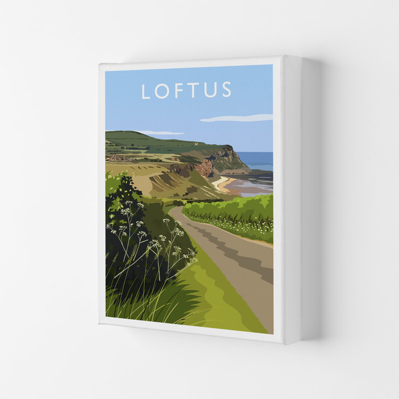 Loftus Portrait by Richard O'Neill - Print, Wrapped Canvas, 29.7cm H x 21cm W x 4cm D