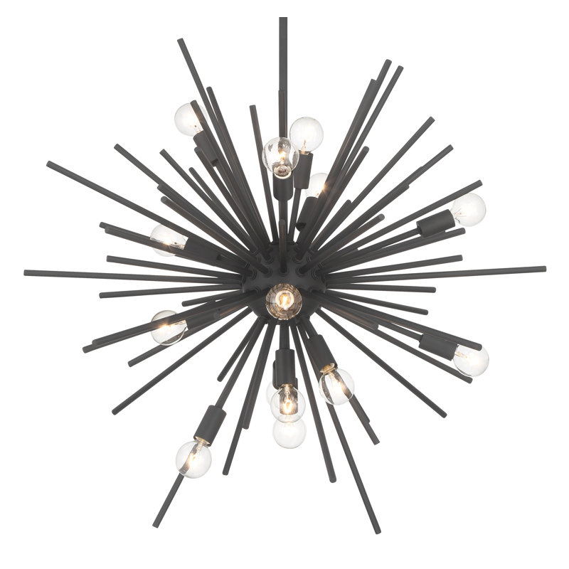 Brayden Studio® Farisha - 15 Light Pendant In Sand, Coal