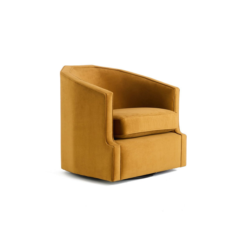 Fauteuil pivotant Suz, Sépia