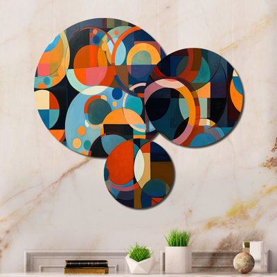 Abstract Wall Decor on Metal