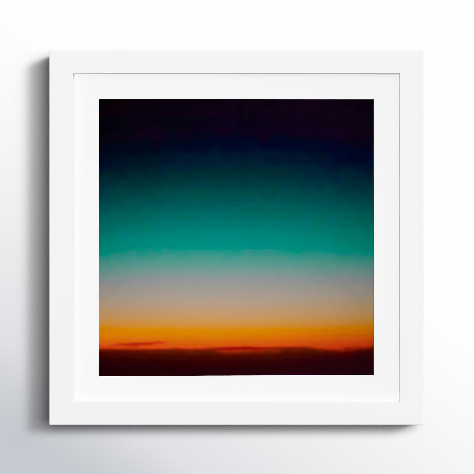 Sunrise Flying by Caroline Mint, White, 12.25" H x 12.25" W x 0.88" D