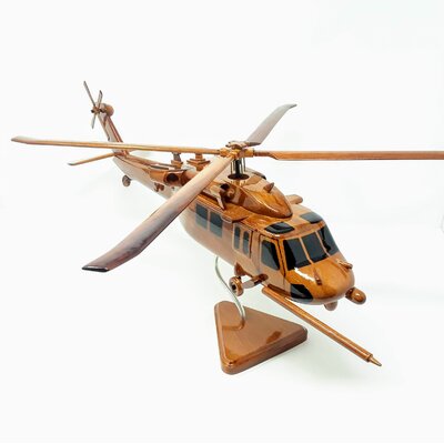 Clotille Wooden MH-60 Helicopter Model -  Winston Porter, AEAF30F1A5C445C6991E54A8A1242231