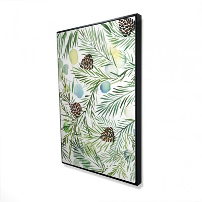 «Pine Cone Motif» sur toile