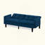 Velvet Futon Couch-1275044729