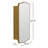Jefain Gold Medicine Cabinet