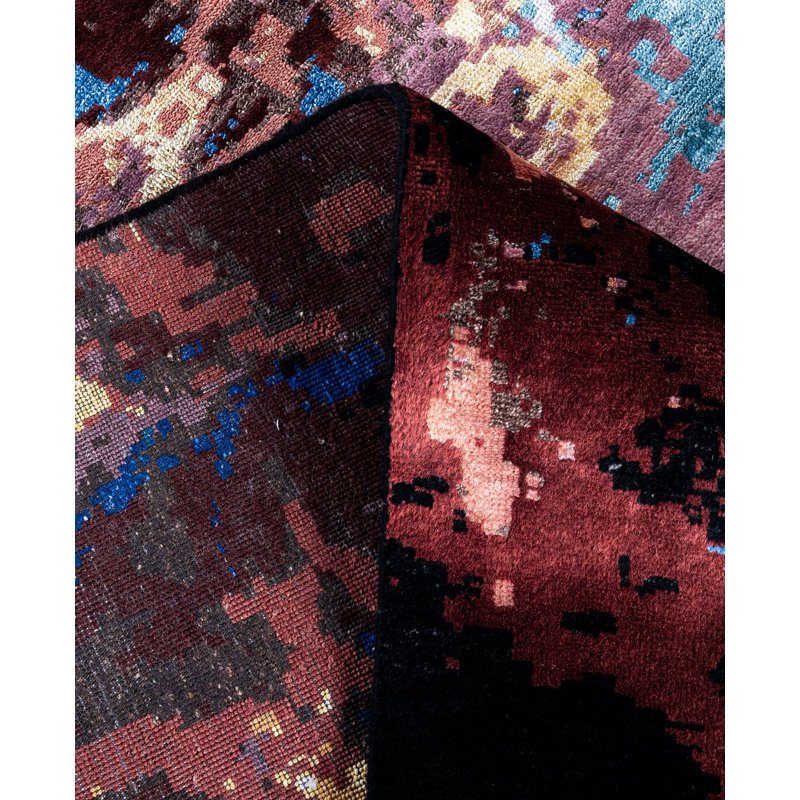 Overdyed One-of-a-Kind 8' 2" X 10' 2" Hand Knotted Area Rug
