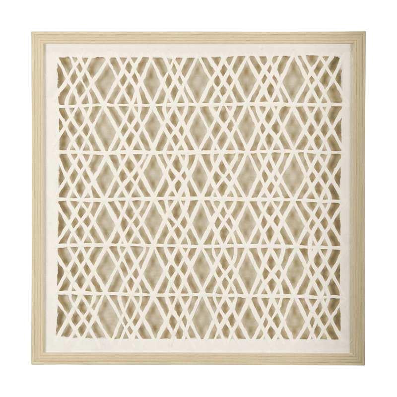 Folk Papercuts I - Circles, White/Beige/Triangles