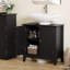 Armoire de lavabo de salle de bain moderne avec tablette amovible-1594879400