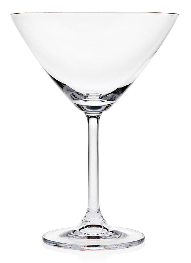 10 oz. Signature Black Stem Martini Glasses