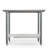 Stainless Steel Top Height-Adjustable Workbench with Wheels-79467686
