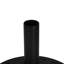 Support de base noir en résine plate pour parasol de patio - 21 lb