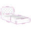 Structure de lit vidaXL sans matelas Piran gris clair 80 x 200 cm velours-121202818