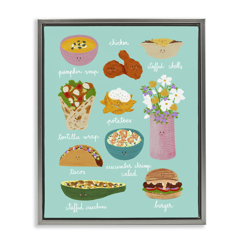 Cadre flottant Gourmet, 31 x 25, Lustre Grey Floater Framed