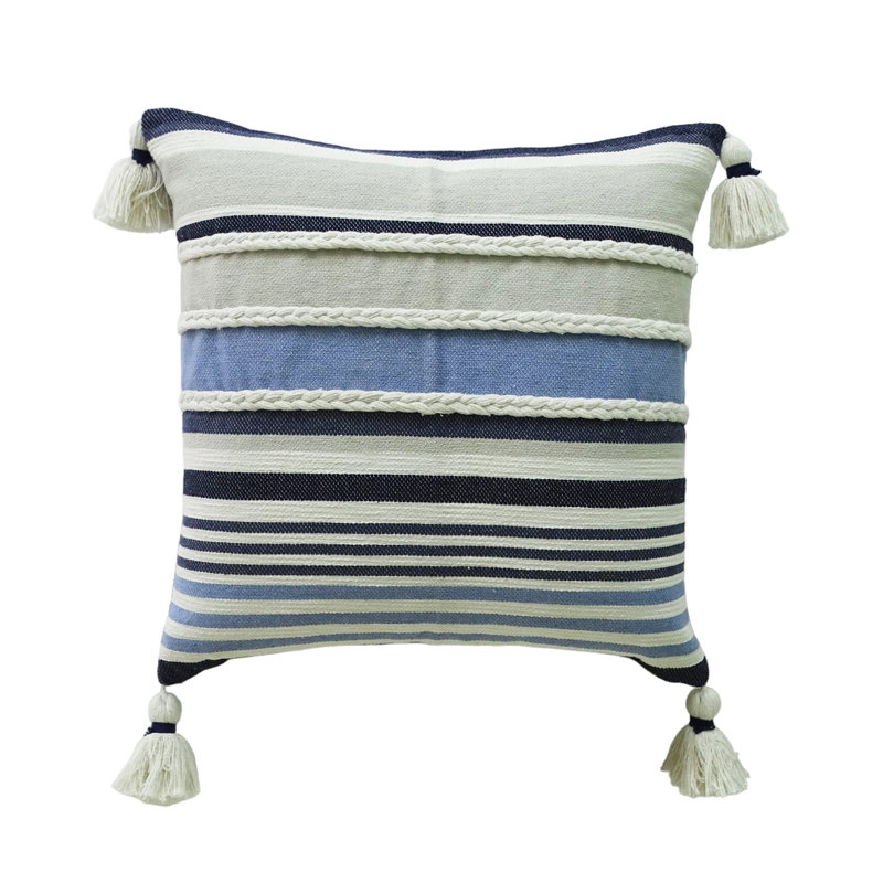 Linden Street Striped Cotton Throw Pillow