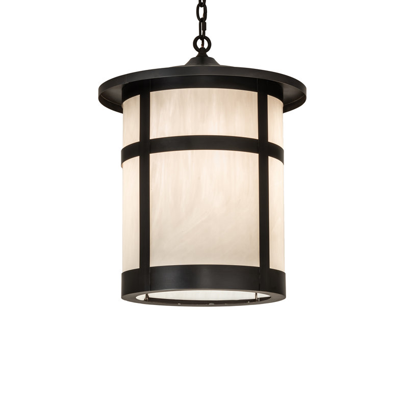 1 - Light Craftsman Brown/Timeless Bronze Lantern Pendant