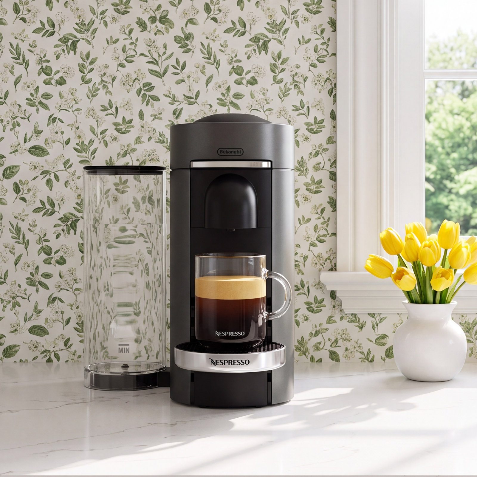 Nespresso VertuoPlus Espresso Machine, Black