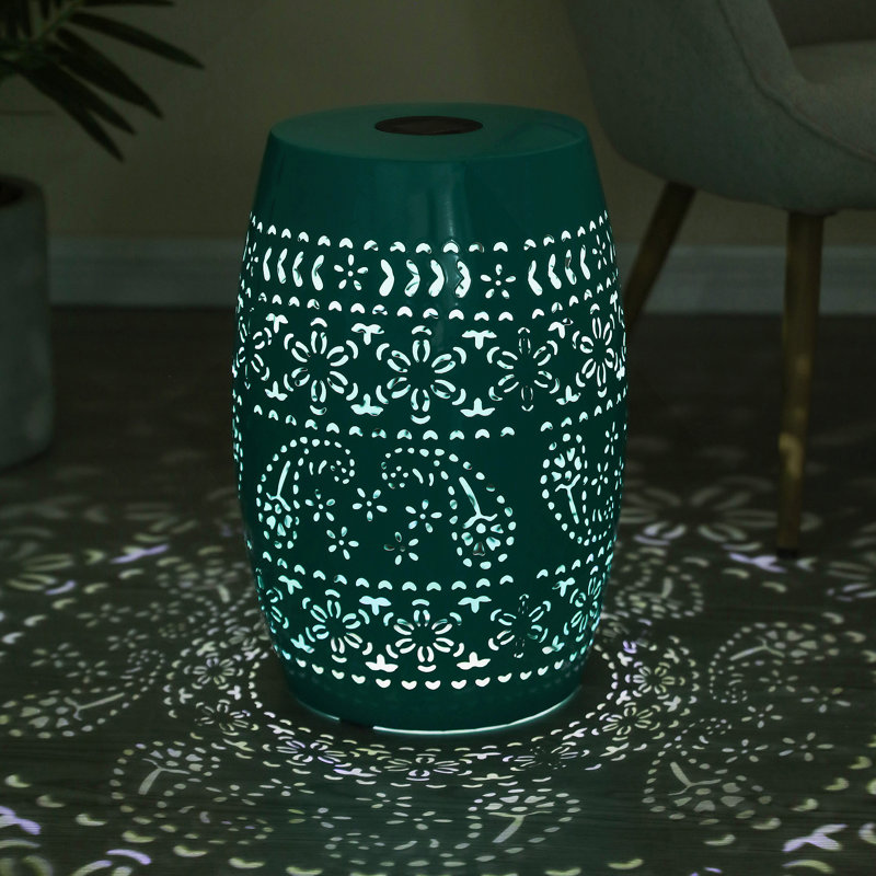 Table d'appoint SOLAR, couleur sarcelle