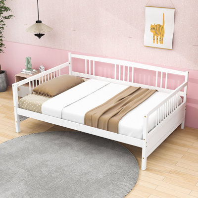 Full-Size Multifunctional Daybed with Storage Space and Slats by Lark Manor