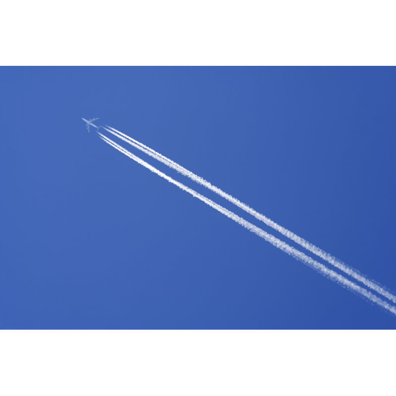 Exhaust Trail by Andsem - Wrapped Canvas Print, 30cm H x 46cm W x 3.8cm D