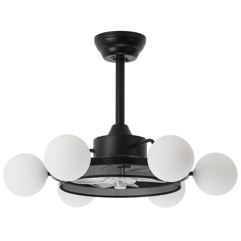 Ventilateur de plafond 25,2 po réglable à 6 vitesses avec télécommande