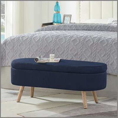 Banc de rangement avec repose-pieds Luxury