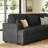  Bianca Wide Plush Corduroy 3-Seat L Shaped Modular Sofa with Storage-515154101-522429801